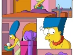 Marge Simpson encuentra una nota de Homer en una caja mientras se prepara para el sexo anal de San Valentín.