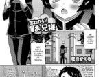 Femboy travestido con uniforme escolar masculino mira sorprendido el dormitorio mientras piensa en su secreto sexual.