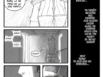 Cómic erótico de Himawari lamentando que sus novios la llamen papi mientras descubre a su padre en la habitación.