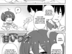 Manga Amai Wana de Sioyaki Ayu con chica anime provocativa y seductora planeando seducir a un hombre solo en Navidad.