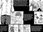 Manga Ochi Ani Fallen Brother con joven en camisa blanca y panel inferior de mujer desnuda en posición de perrito.