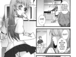Hermana menor comiendo helado con falda corta levantada dejando ver sus nalgas y vagina sin ropa interior.