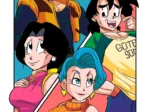 Goten, Trunks, Bulma y Videl en arte erótico de El Intercambio para sexo grupal y orgías.