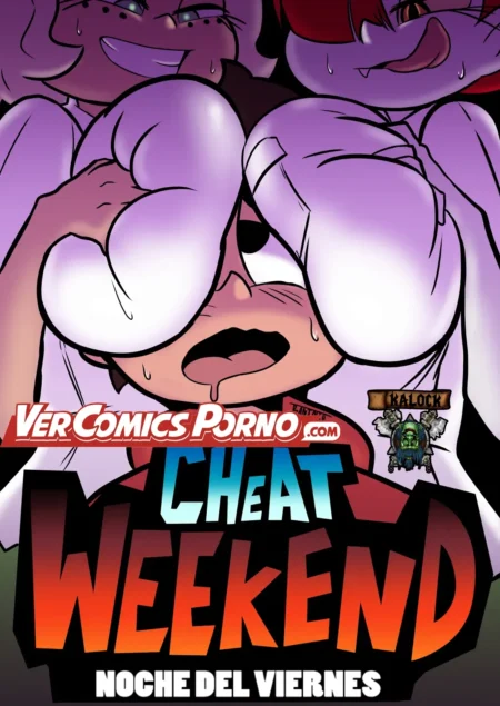 Hombre siendo asfixiado por pechos gigantes de mujeres en Cheat Weekend: Noche Del Viernes de Banjabu.