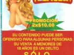 Portada de revista erótica El Sofá del Placer N.22 con mujer rubia desnuda de perfil mostrando sus pechos y glúteos.