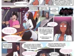 Cómic erótico de Hermit Moth donde una doctora y un joven tienen sexo explícito dentro de una furgoneta.