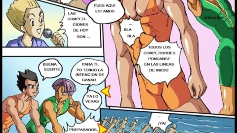 Competidores Ardientes (Gohan x Trunks)