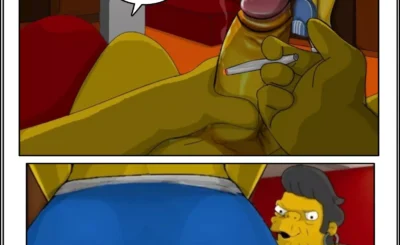 Snake Culiando a Marge y a Lisa Simpson