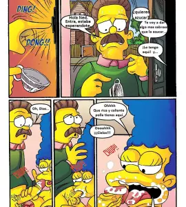 Comics XXX - La Sorpresa de Marge Simpson al Sentir el Pene de Ned Flanders en el Culo (DrawnSex) - 6