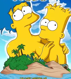 Ver - Marge y Bart Simpson Culean en una Isla Paraiso - 1