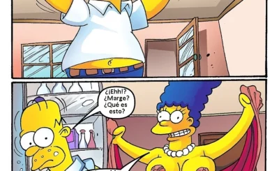 La Sorpresa de Marge Simpson al Sentir el Pene de Ned Flanders en el Culo (DrawnSex)