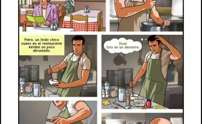 Sexo Gay en la Cocina del Restaurant